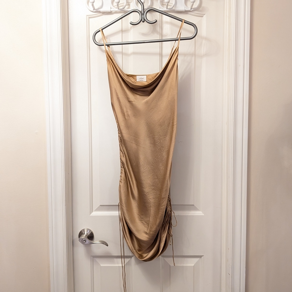 Wilfred Adjustable Satin Dress